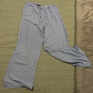 Striped Blue Women’s linen pants